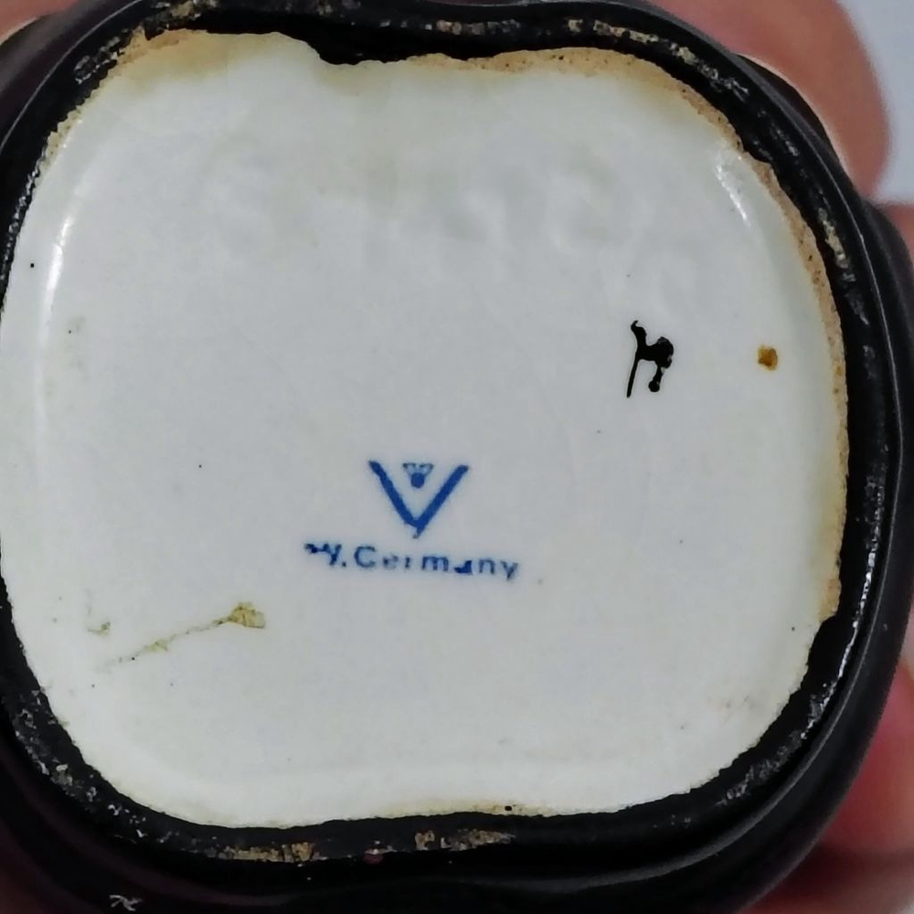 Vintage 50s Friars Tuck Monk Ceramic Creamer Goebel Hummul Miniature - Picture 8 of 10